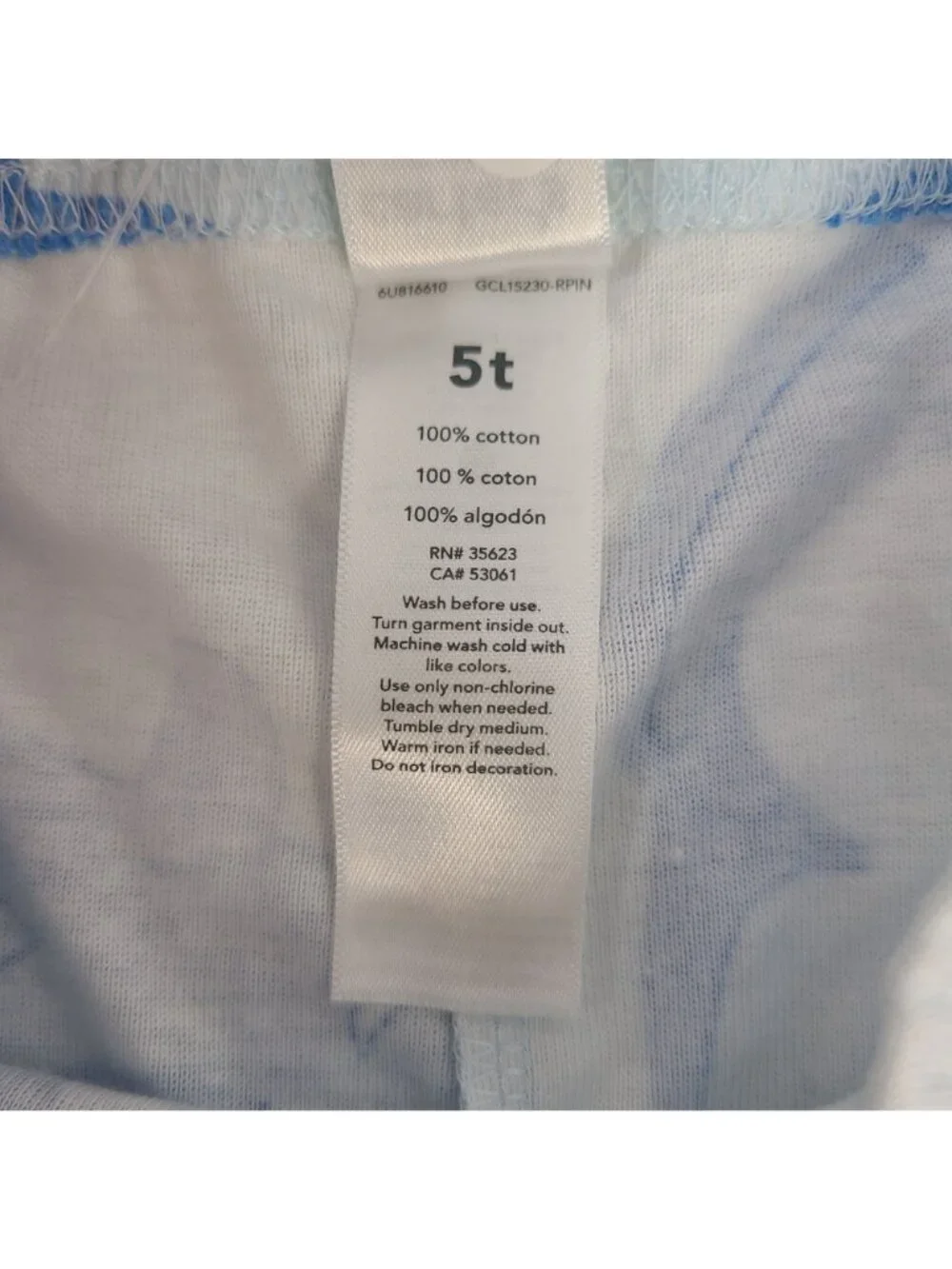 NEW Carters Just One You Boys 2-Piece Cotton Pajama Set Stripe & Sharks 5T